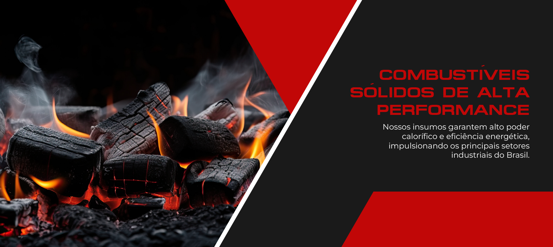 Imagem destacando a energia proveniente dos combustíveis sólidos de alta performance fornecidos pela ASWM.